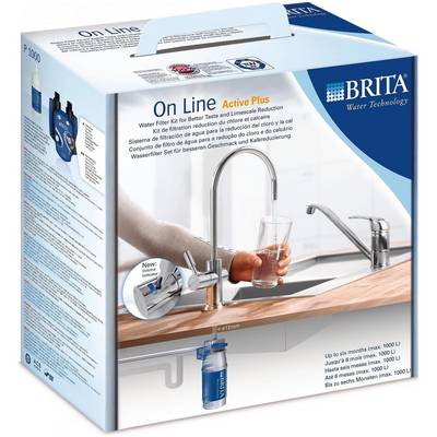 Brita On Line Active Plus, Untertischwasserfilter, Silber-0
