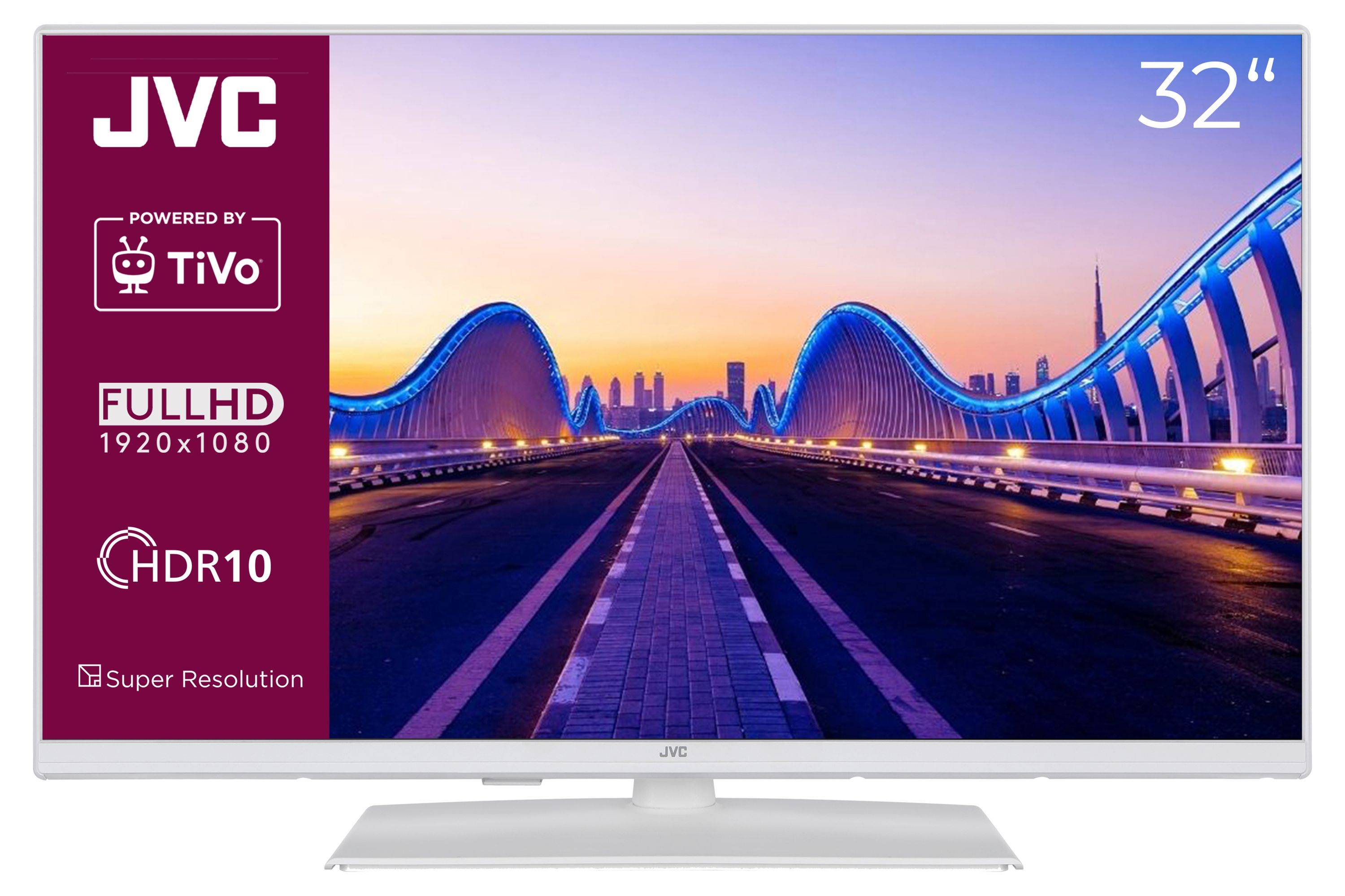 JVC LT-32VF5355W Fernseher 32 Zoll Smart TV by TiVo Full HD, HDR, Triple Tuner, 6 Monate HD+ (2026)-0