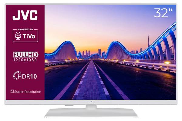 JVC LT-32VF5355W Fernseher 32 Zoll Smart TV by TiVo Full HD, HDR, Triple Tuner, 6 Monate HD+ (2026)
