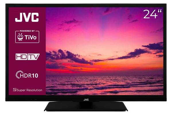 JVC LT-24VH5455 Fernseher 24 Zoll Smart TV by TiVo HD-Ready, HDR, Triple-Tuner, 6 Monate HD+ (2026)