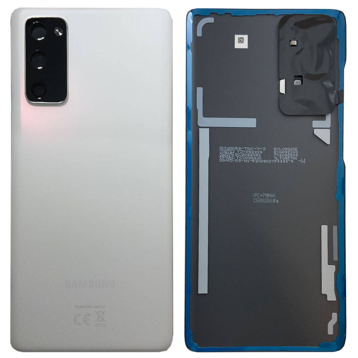 Samsung Akku Deckel Batterie Cover Galaxy S20 FE GH82-24263B Cloud White / Weiß-0