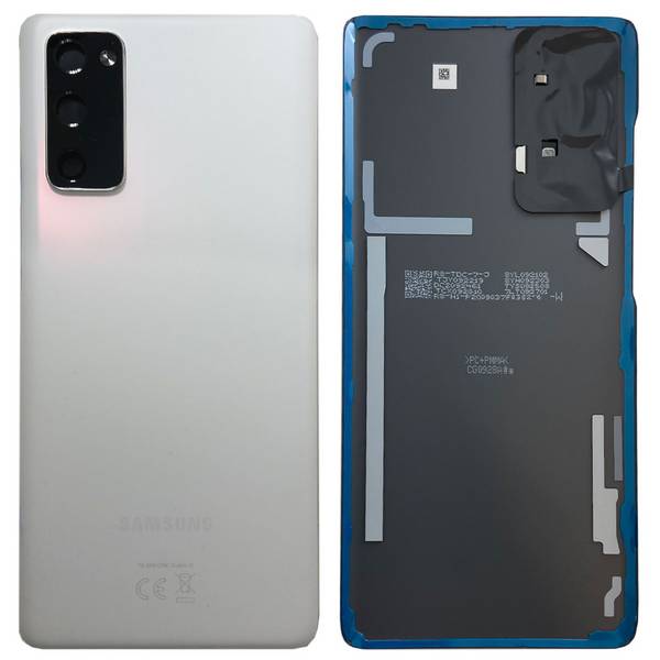 Samsung Akku Deckel Batterie Cover Galaxy S20 FE GH82-24263B Cloud White / Weiß