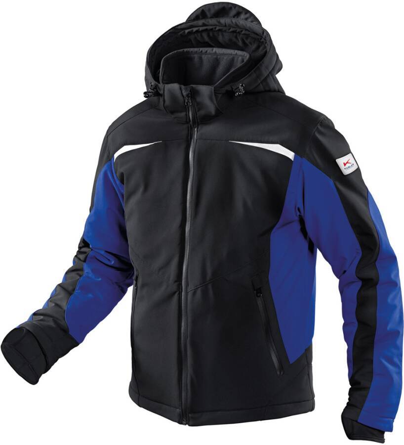 Winter-Softshelljacke 10417322-9946-M Größe M Farbe schwarz / kornblau-0