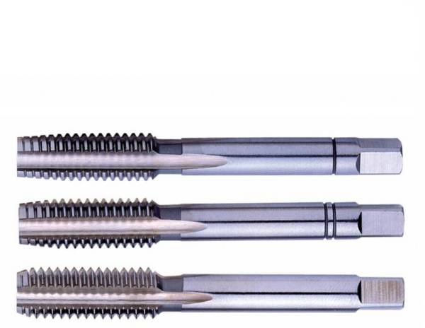 Handgewindebohrersatz 3-tlg metrisch rechts 10016 Typ Satz 3tlg M Gewinde 6 M Steigung 1,0 mm Gesamtlänge 50 mm Schaft-