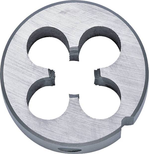 Schneideisen metrisch rechts, Form B 10424 Typ M Gewinde 2,5 m Steigung 0,45 mm Außen-Ø 16 mm Höhe 5 mm