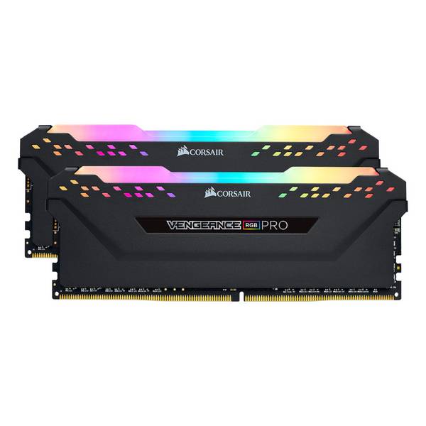 Vengeance RGB Pro Black 16GB Kit 2x 8GB DDR4-3200 CL16 DIMM Memory