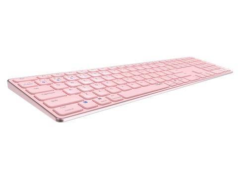 Rapoo E9800M, Kabellos, RF Wireless + Bluetooth, QWERTZ, Pink-0