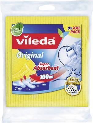 VILEDA SCHWAMMTUCH XXL 8ER-0
