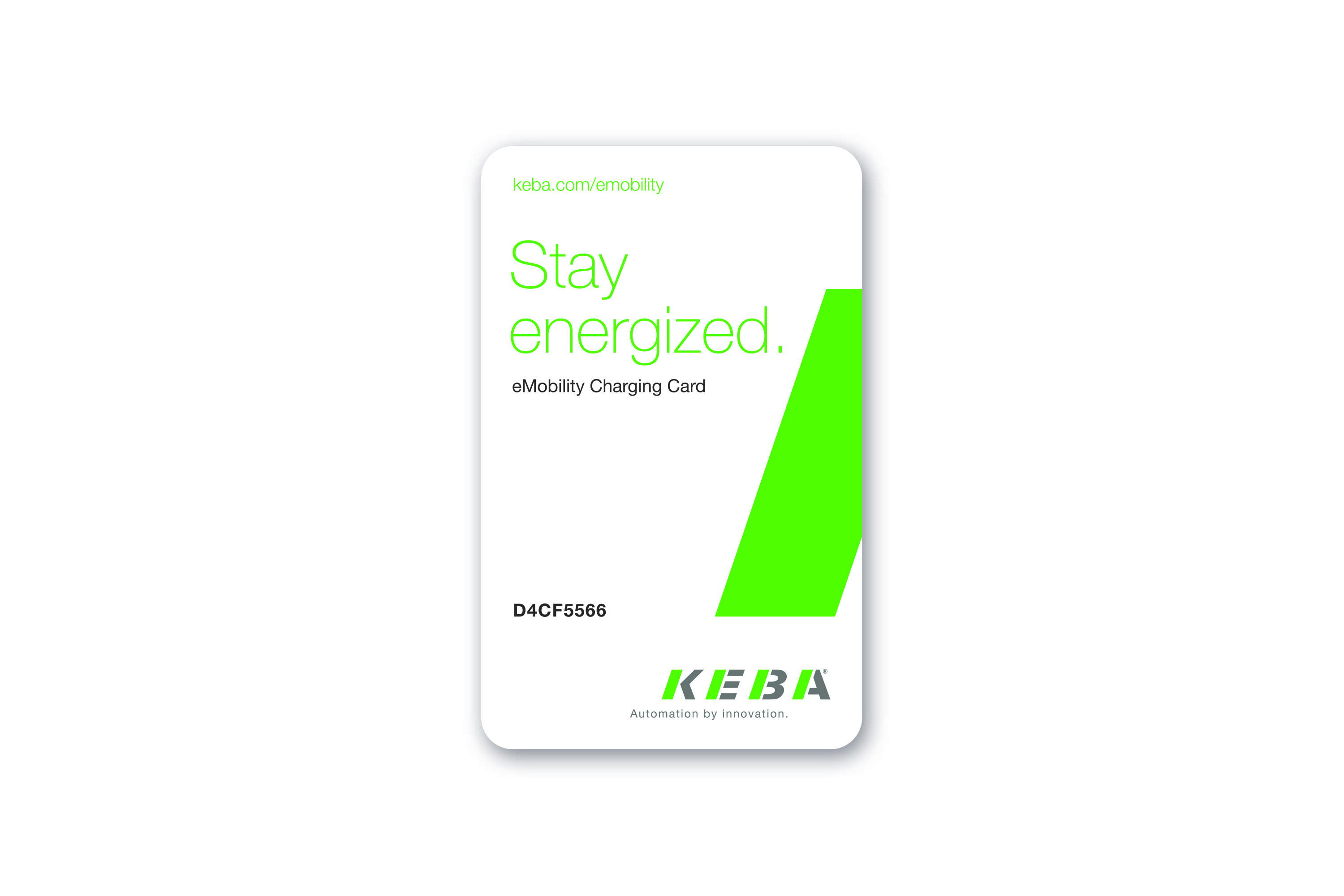 KEBA RFID cards design 127939 (VE10)-0