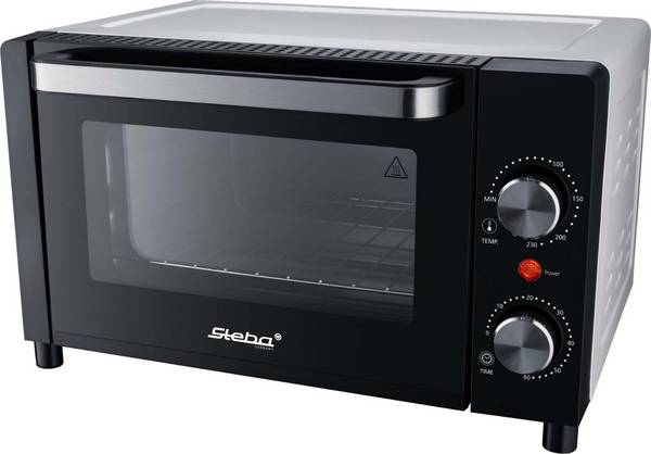 STEBA - KB A9 Mini - Kleinbackofen1050W 9L Pizzatiefe Doppelglastür sw