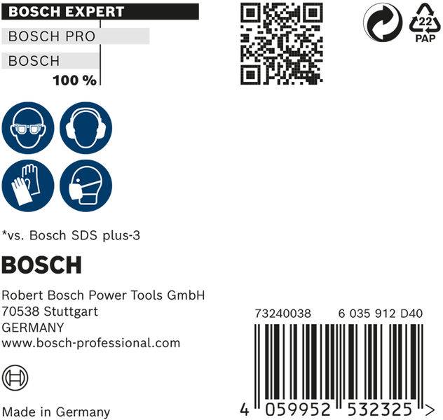 Bosch Expert SDS plus-7X Hammerbohrer, 6 mm, 50 mm Arbeitslänge, 10er-Pack-4