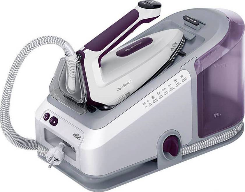 DeLonghi Dampfbügelstation CareStyle7 IS 7266 VI vio 2700 W, 7,5 bar, 2 l, 160 g/min-0