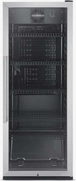 Severin Flaschen-Kühlgerät m.EDS Tür+Griff FKS 8841 sw/eds Bauform=Standgerät Nutzinhalt des-0