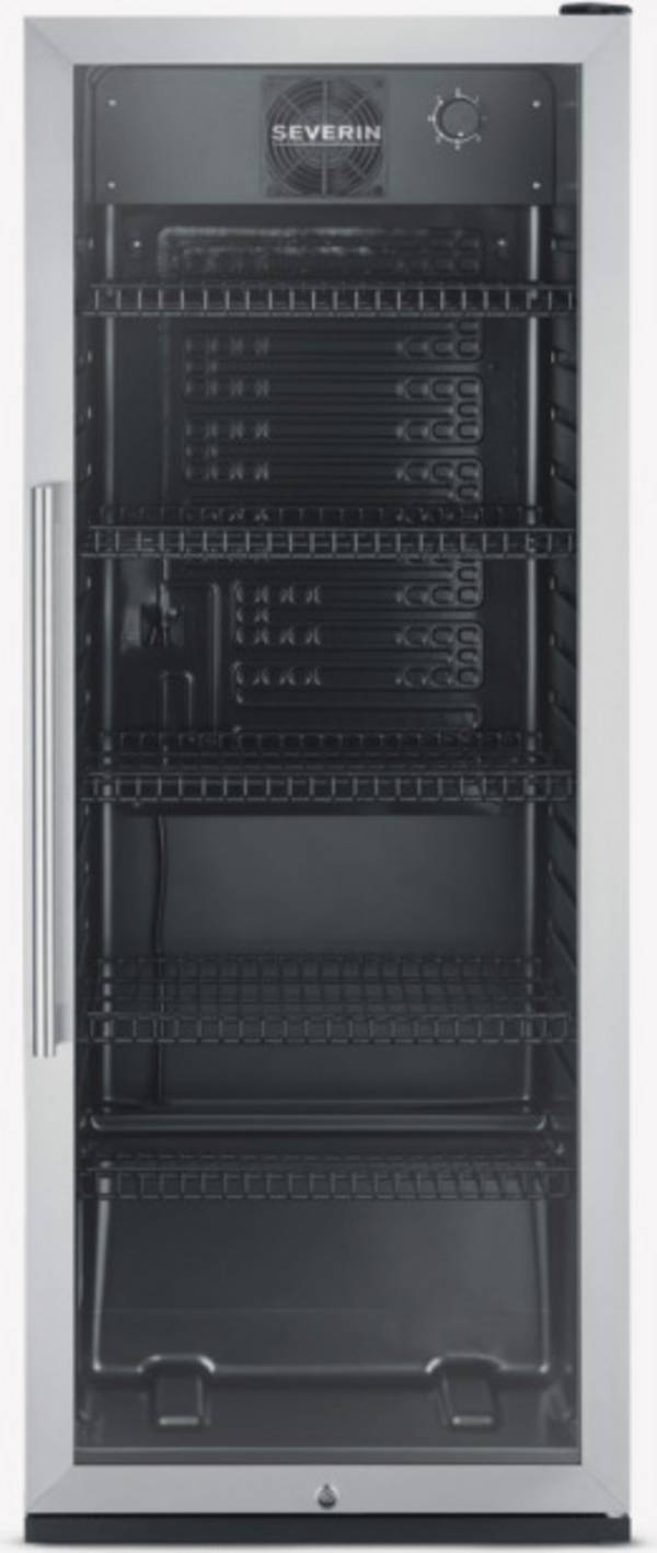 Severin Flaschen-Kühlgerät m.EDS Tür+Griff FKS 8841 sw/eds Bauform=Standgerät Nutzinhalt des