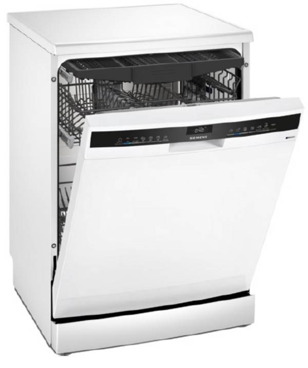 Siemens iQ300 SN23HW02ME, Freistehend, Standardgröße (60 cm), Weiß, Weiß, Tasten, Siemens rackMatic
