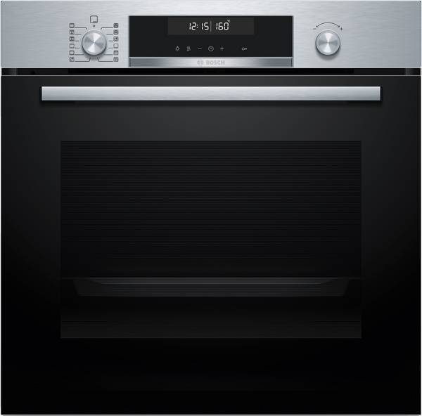 Bosch Serie 6 HBG578BS3, Medium, Elektrischer Ofen, 71 l, 71 l, 30 - 275 °C, Hydrolytisch + Pyrolytisch