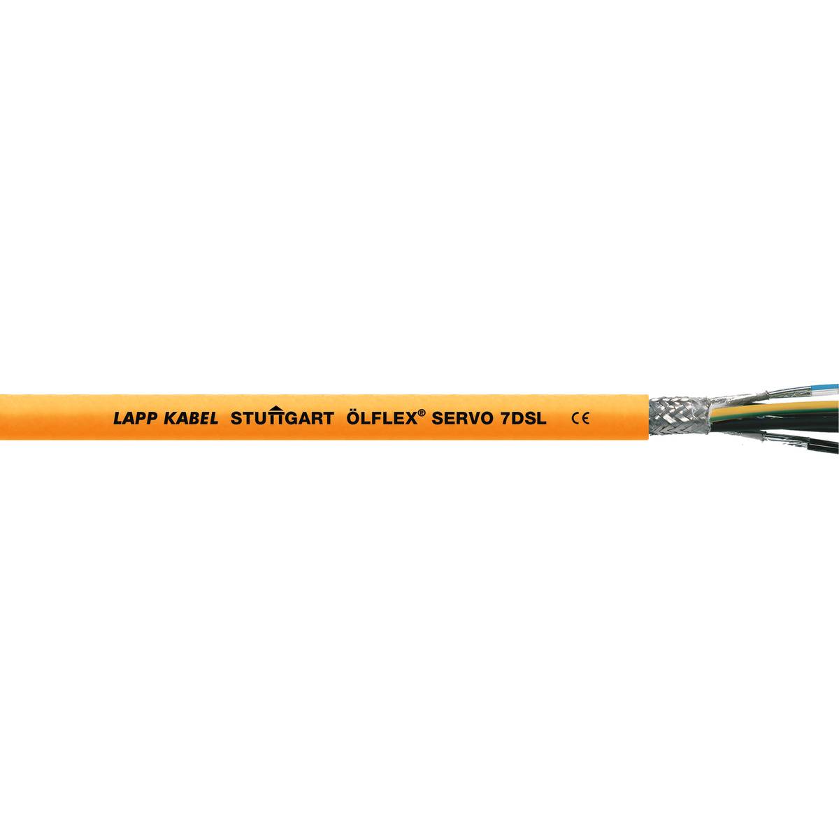 LAPP ÖLFLEX® SERVO 7DSL Servoleitung 4 G 1.5 mm² + 2 x 0.32 mm² Orange 1023290/250 250 m