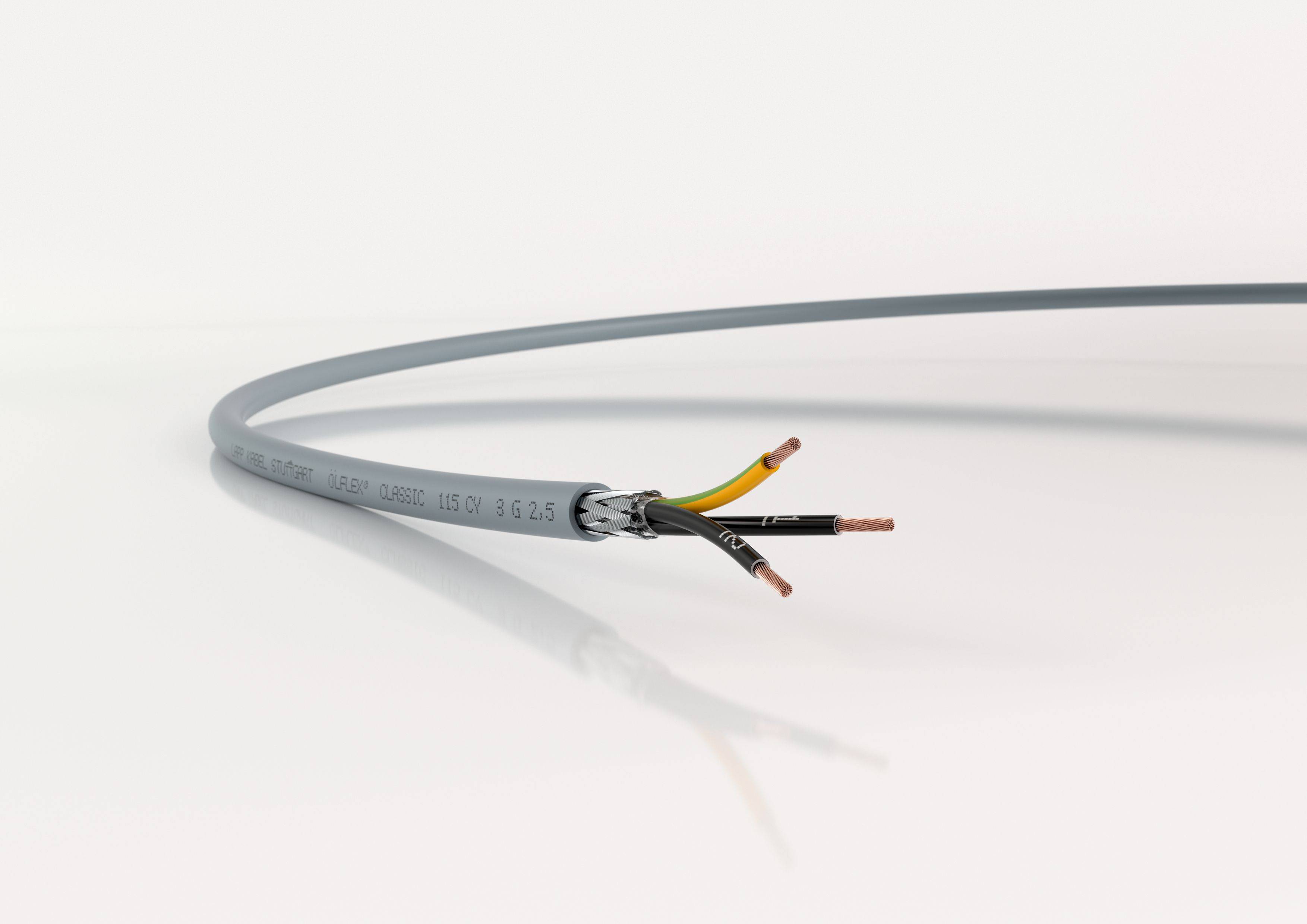 LAPP ÖLFLEX® CLASSIC 115 CY Styreledning 4 x 0.75 mm² Grå 1136804/100 100 m