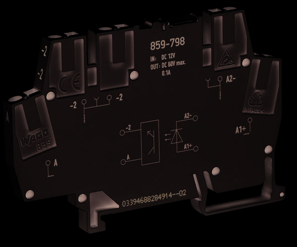 859-798 Optokopplermodul,Eingangsnennspannung DC 12 V
