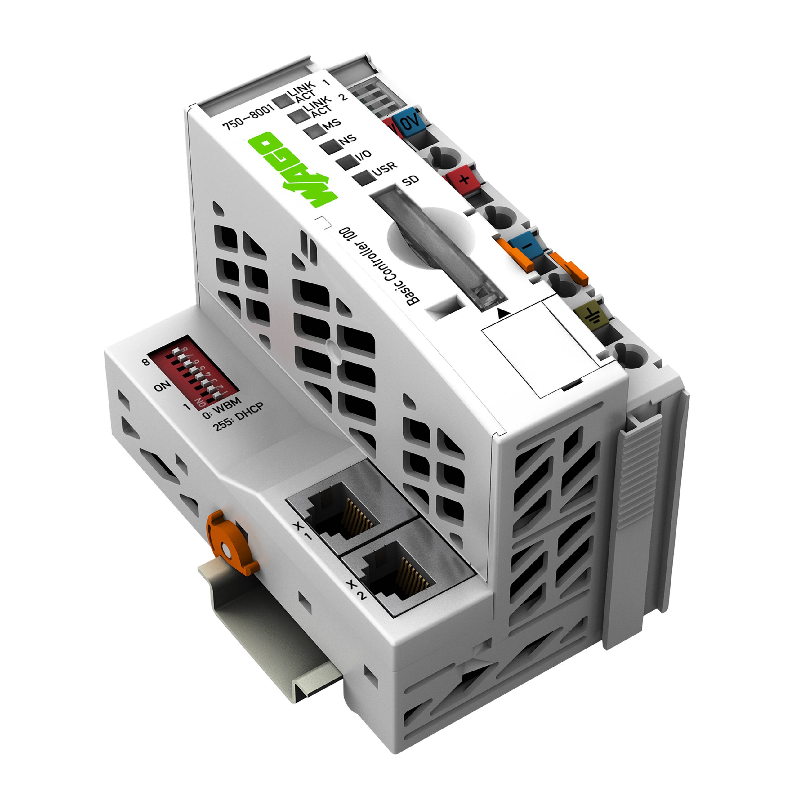 WAGO 750-8001 Basic Controller 100, 2 x ETHERNET-0