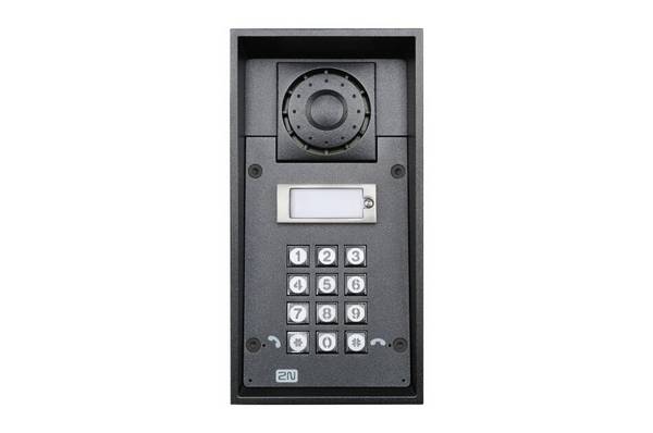 2N IP Force - 1 button & keypad & 10W speaker, Netzwerk Türstation, eine Ruf Taste, Keypad, 10W Lautsprecher, IK10, IP6
