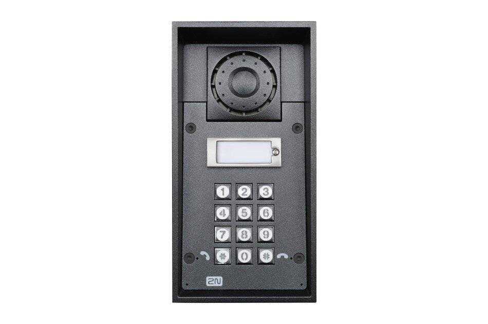 2N IP Force - 1 button & keypad & 10W speaker, Netzwerk Türstation, eine Ruf Taste, Keypad, 10W Lautsprecher, IK10, IP6-0