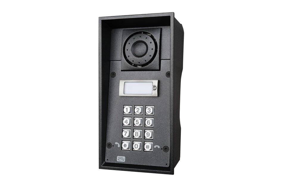 2N IP Force - 1 button & keypad & 10W speaker, Netzwerk Türstation, eine Ruf Taste, Keypad, 10W Lautsprecher, IK10, IP6-1