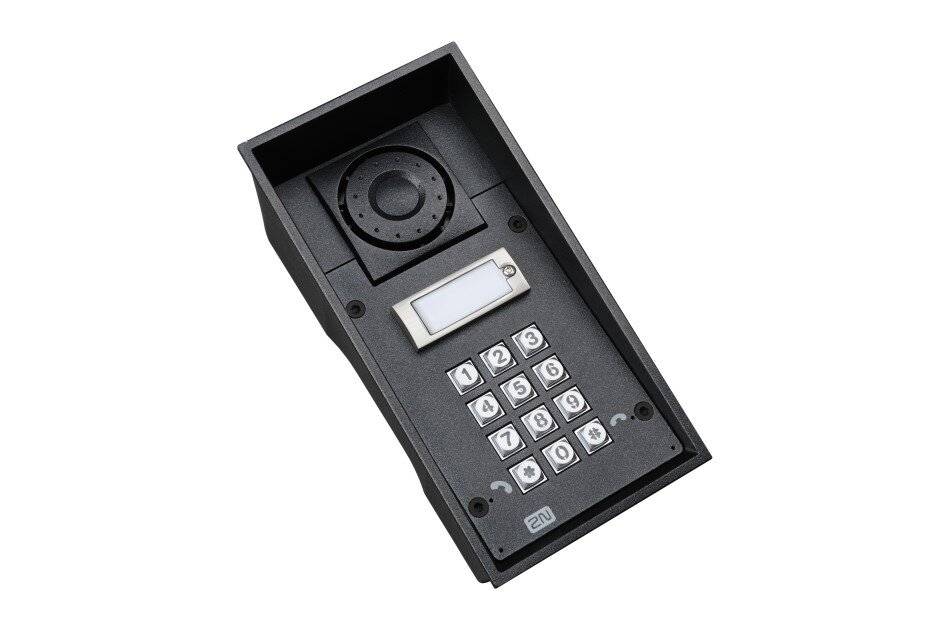 2N IP Force - 1 button & keypad & 10W speaker, Netzwerk Türstation, eine Ruf Taste, Keypad, 10W Lautsprecher, IK10, IP6-2