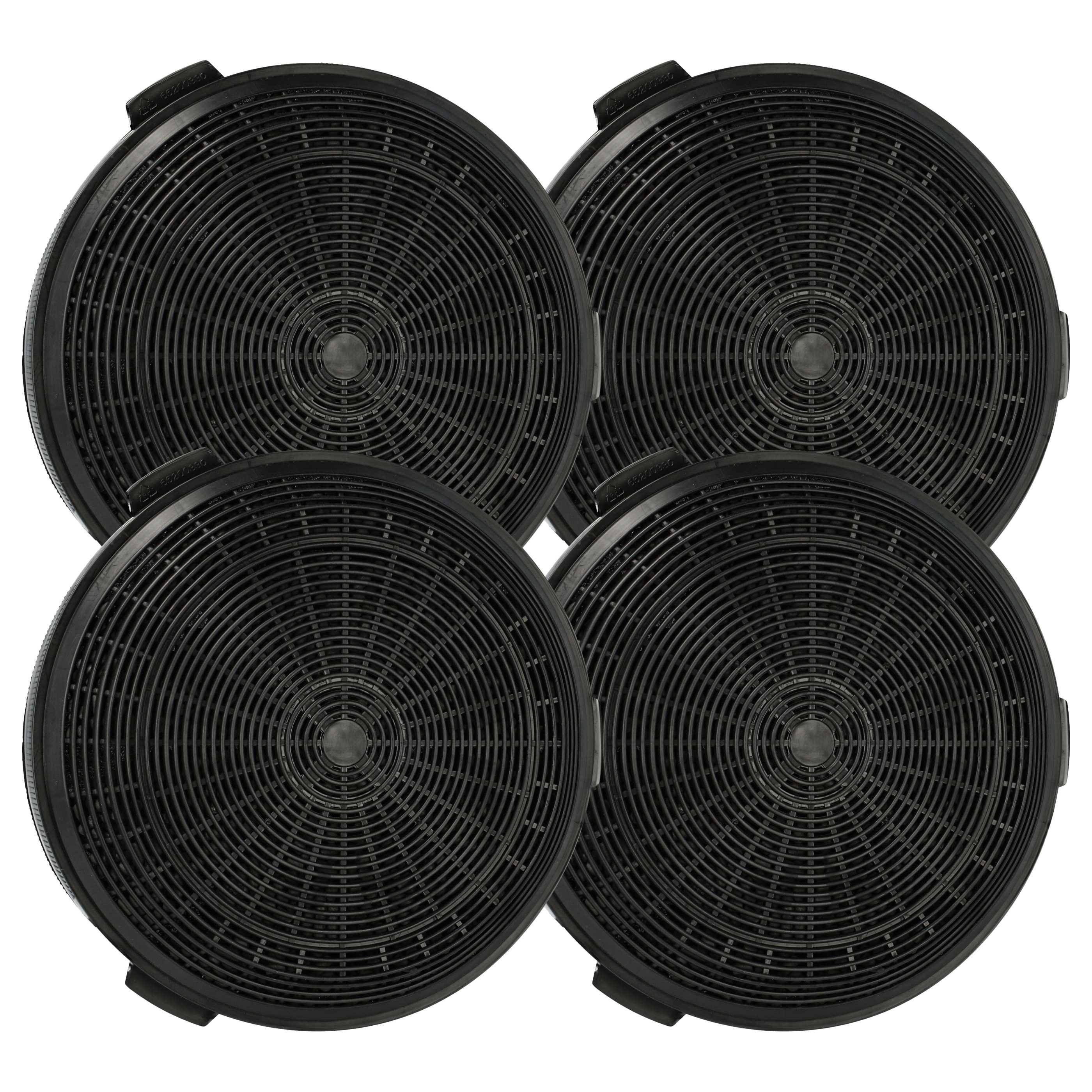 vhbw 4x Aktivkohlefilter Ersatz für RH11B00700L für Dunstabzugshaube | 18,85 cm-0