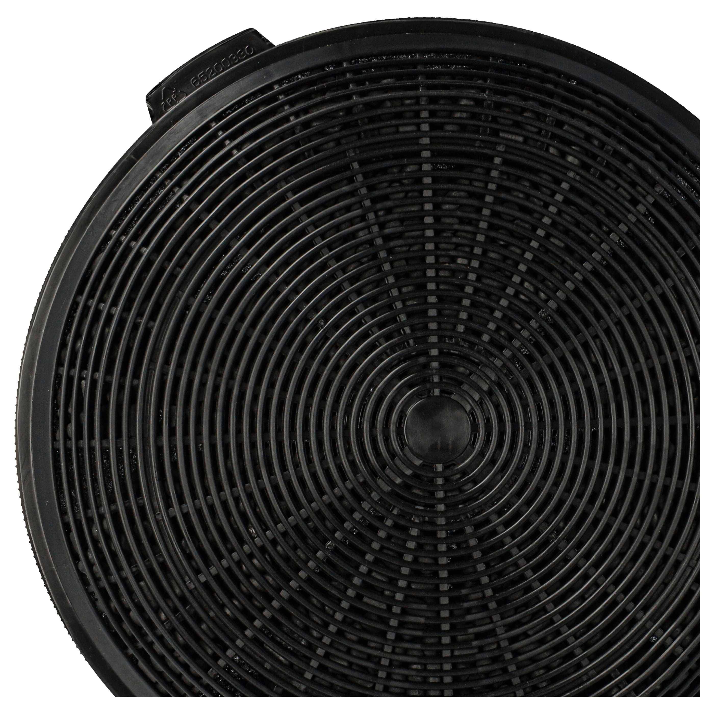 vhbw 4x Aktivkohlefilter Ersatz für RH11B00700L für Dunstabzugshaube | 18,85 cm-4