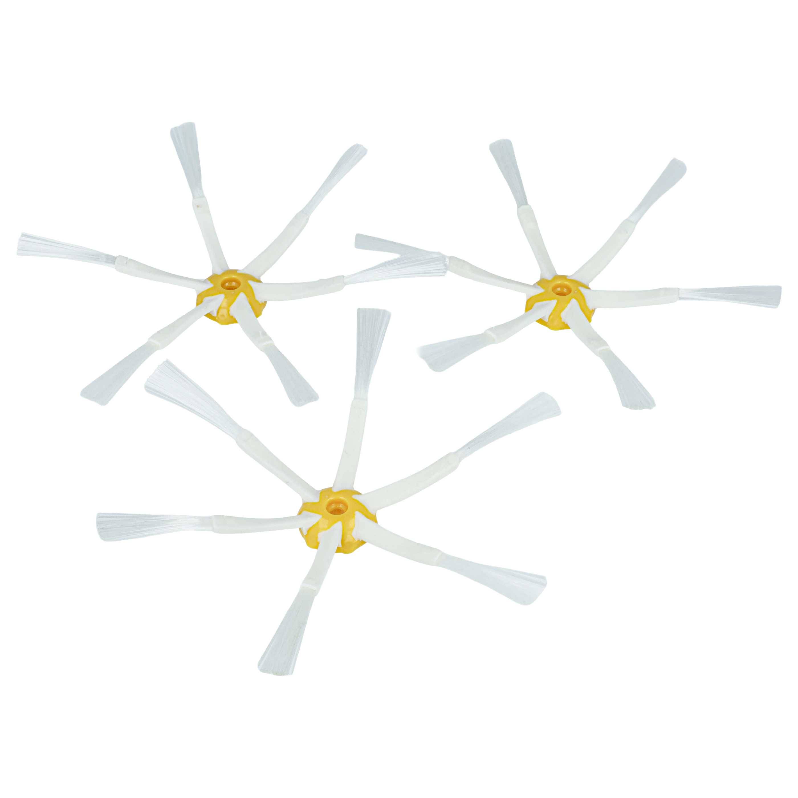 vhbw 3x Seitenbürste kompatibel mit iRobot Roomba 585 | 600, 583, 590, 581, 582, 580, 595 Saugroboter --0