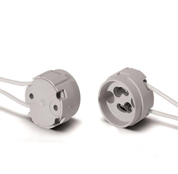VOSS HV-Fassung GZ10/GU10 504305 seitliche Leitungen 150mm Techn.Licht/Wohnraum Leuchtenzubehör