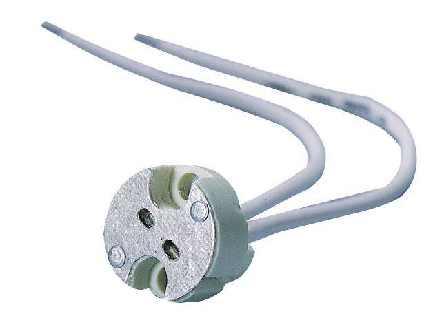 RUTEC Universalfassung G4, GY6.35 55004 GU5,3, GX5,3 mit 150mm Kabel Techn.Licht/Wohnraum-0