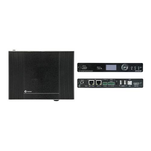 KRAMER KDS-SW2-EN7 - 4K AVoIP-Encoder mit HDMI/USB-C Umschalter (4K@60Hz | 4:2:0 | Gigabit-Ethernet | PoE+)-0