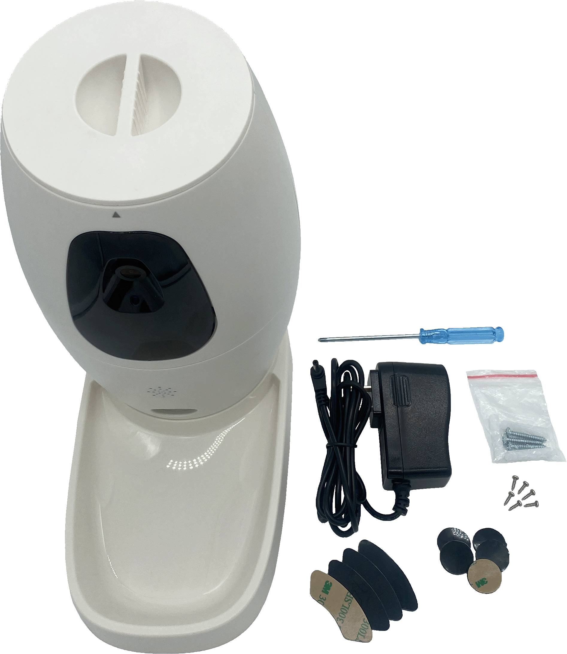 Berger + Schröter | Smart Pet Feeder, smarte Futterstation und Kamera für Haustiere 720P HD Video, Funk-Fernüberwachung-1