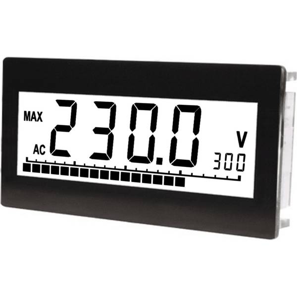 TDE Instruments DPM36-AV digitales Einbauinstrument ±300 V AC/DC, ±10 A AC/DC, 5 A AC Stromwandler und Frequenzmessung