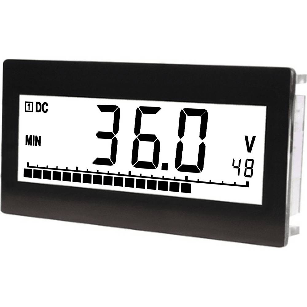 TDE Instruments DPM36-AV digitales Einbauinstrument ±300 V AC/DC, ±10 A AC/DC, 5 A AC Stromwandler und Frequenzmessung-1
