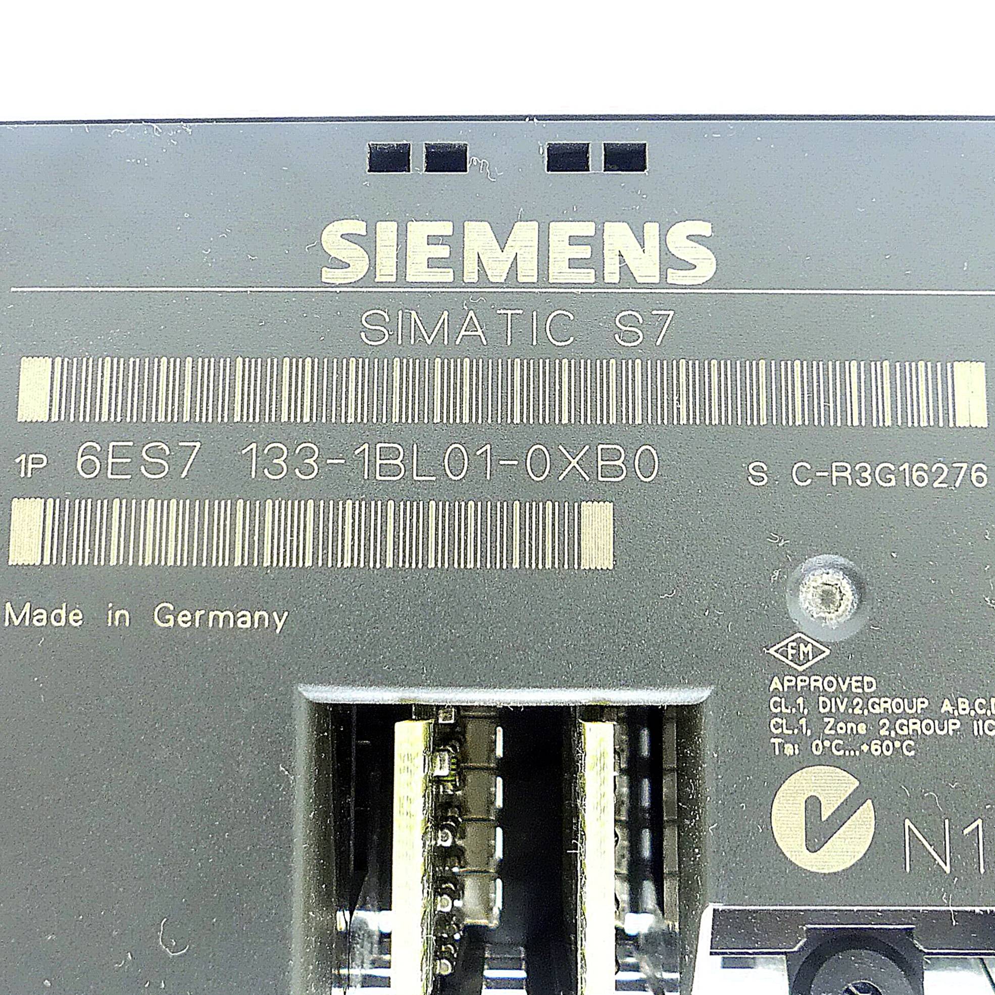 Siemens Elektronikblock 6ES7133-1BL01-0XB0 (6ES7 133-1BL01-0XB0)-1