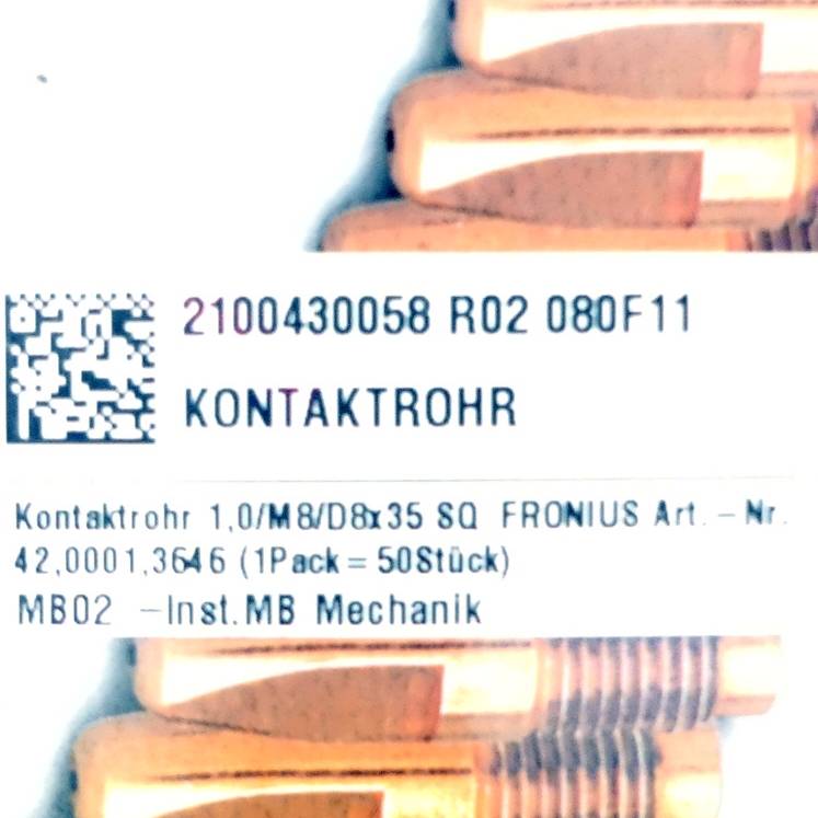 Fronius Kontaktrohr Pack 50 Stk. (42,0001,3646)-1