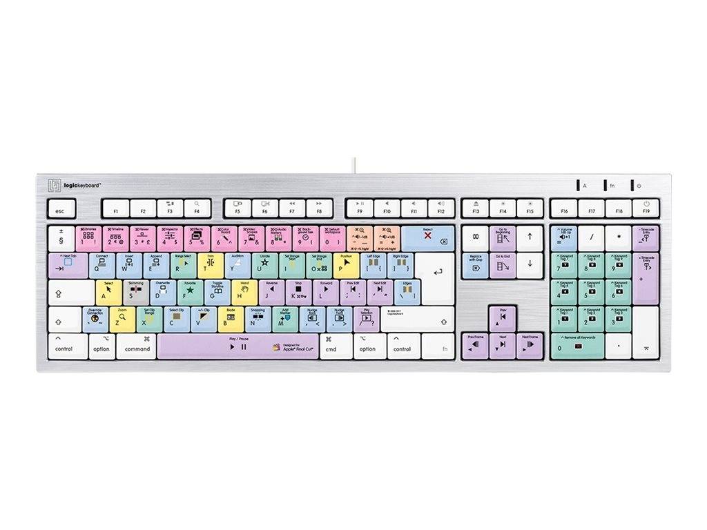 Logickeyboard Apple Final Cut Pro X ALBA slimline - TL: UK, QWERTY-0