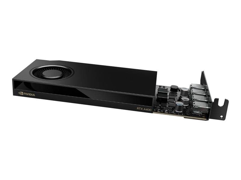 NVIDIA RTX A400 Grafikkarte 4 GB GDDR6 PCIe 4.0 x8 Low-Profile 4 x Mini DisplayPort-0
