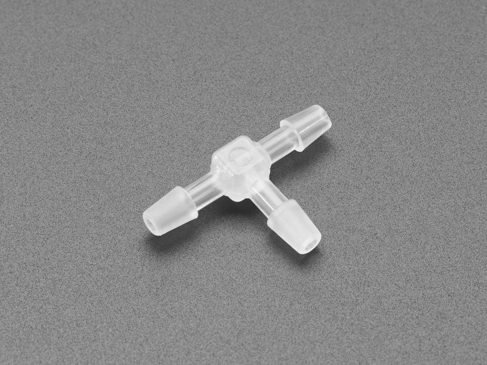 Adafruit T-Connector 5 Pack, Außendurchmesser 4mm, Innendurchmesser 2mm, für 3mm ID Silikonschläuche-3