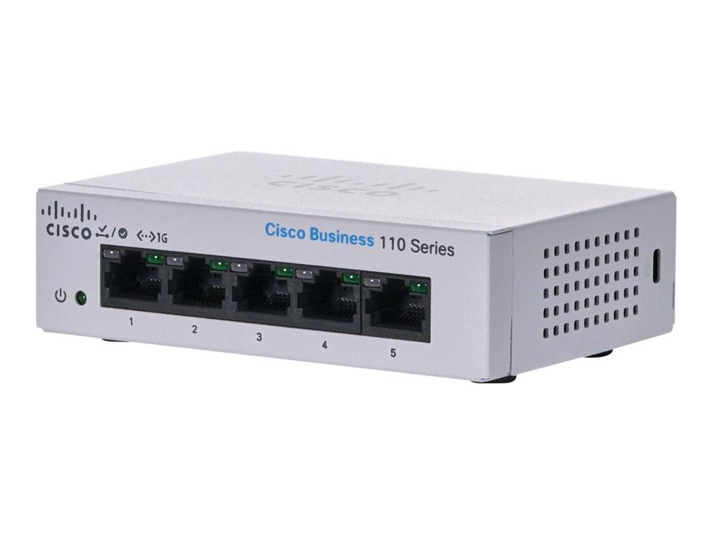 Cisco CBS110-5T-D-UK Switch - 5 Anschlüsse - unmanaged Netzwerkgerät-2