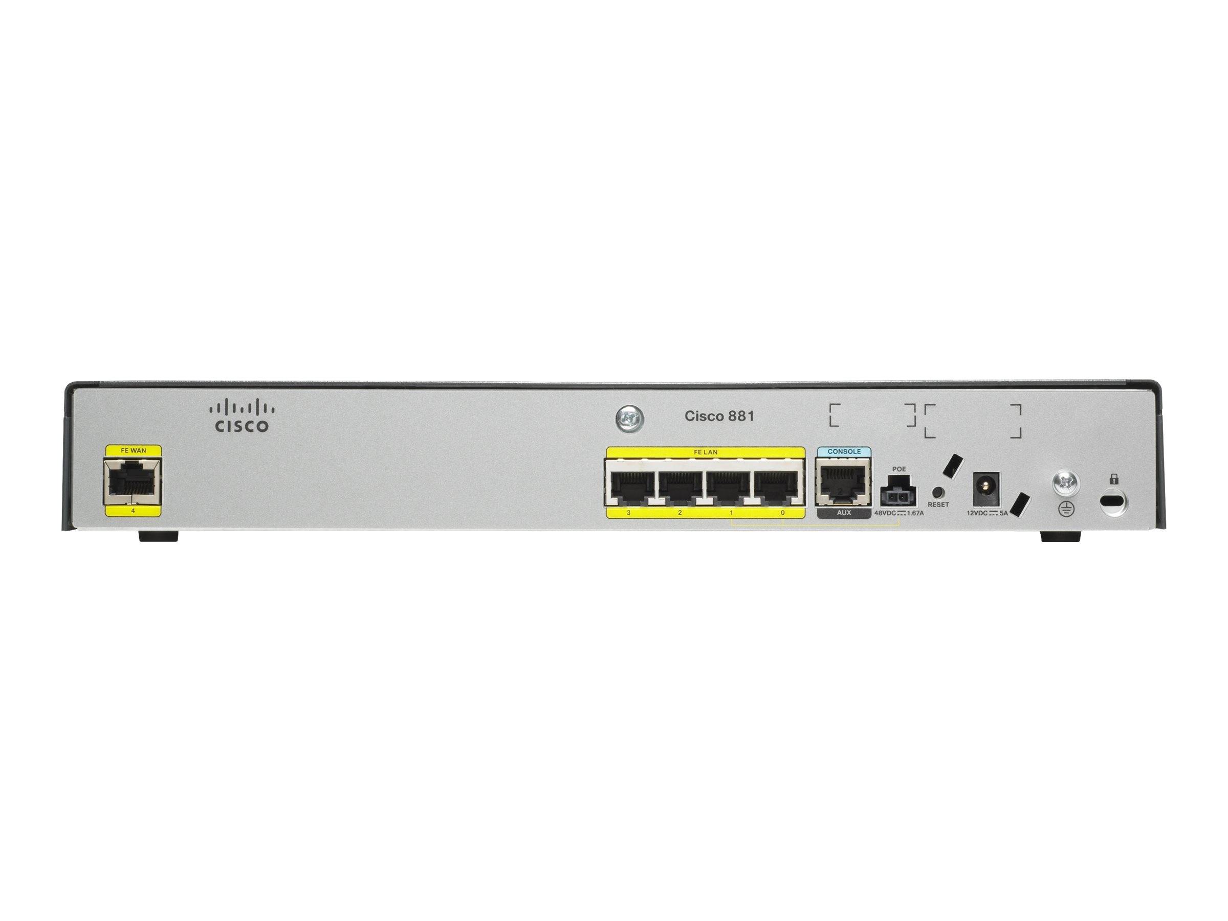 Cisco CISCO881G-G-K9 Router - 4-Port-Switch (integriert) Netzwerkgerät