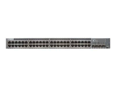 Juniper Networks EX Series EX2300-48P - Switch - L3 - managed - 48 x 10/100/1000 (PoE+) + 4 x Gigabit SFP / 10 Gigabit S-1