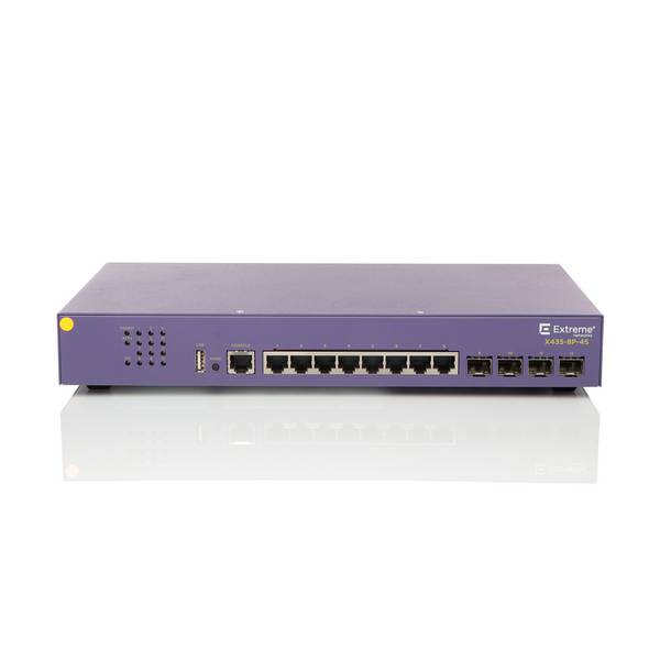 Extreme Networks X435-8P-4S Switch - 8 Anschlüsse - managed Netzwerkgerät