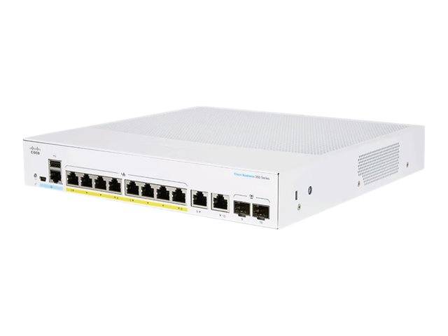 Cisco CBS250-8PP-E-2G-AU Switch - 8 Anschlüsse - L3 - Smart Netzwerkgerät-1