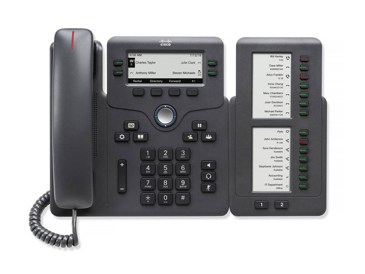 Cisco CP-68KEM-3PCC Funktionstasten-Erweiterungsmodul Netzwerkgerät-3