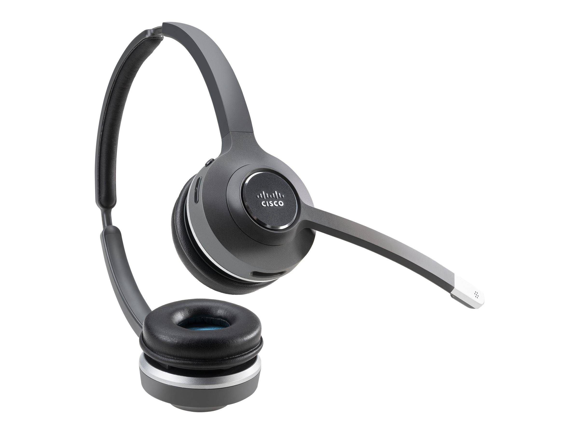 Cisco 562 Wireless Dual - Headset - On-Ear - DECT - kabellos - mit Standard Base Station-1