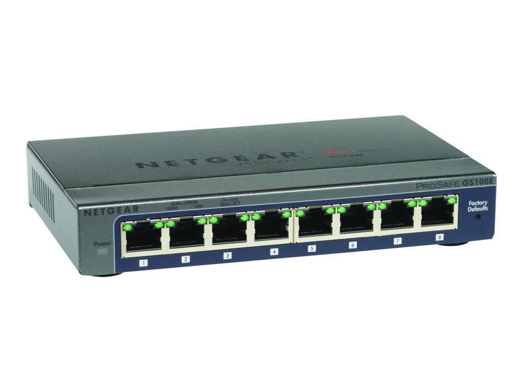 NETGEAR GS108E Switch - 8 Anschlüsse Netzwerkgerät-2
